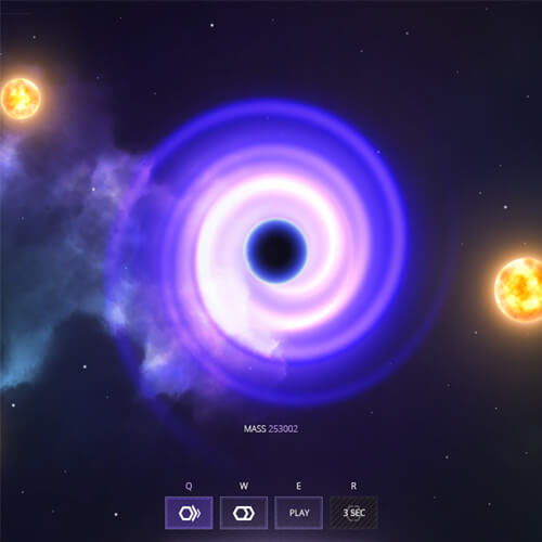 A blackhole, from the project blackvoid